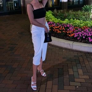 Zara White Skirt Size S
